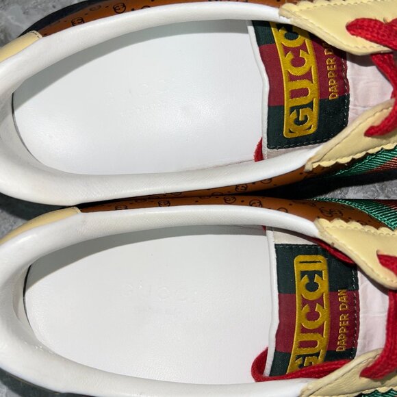 Gucci x Dapper Dan Adidas Web G74 GG Monogram Sneakers Brown 8.5 US 38.5 EUR - Picture 10 of 12